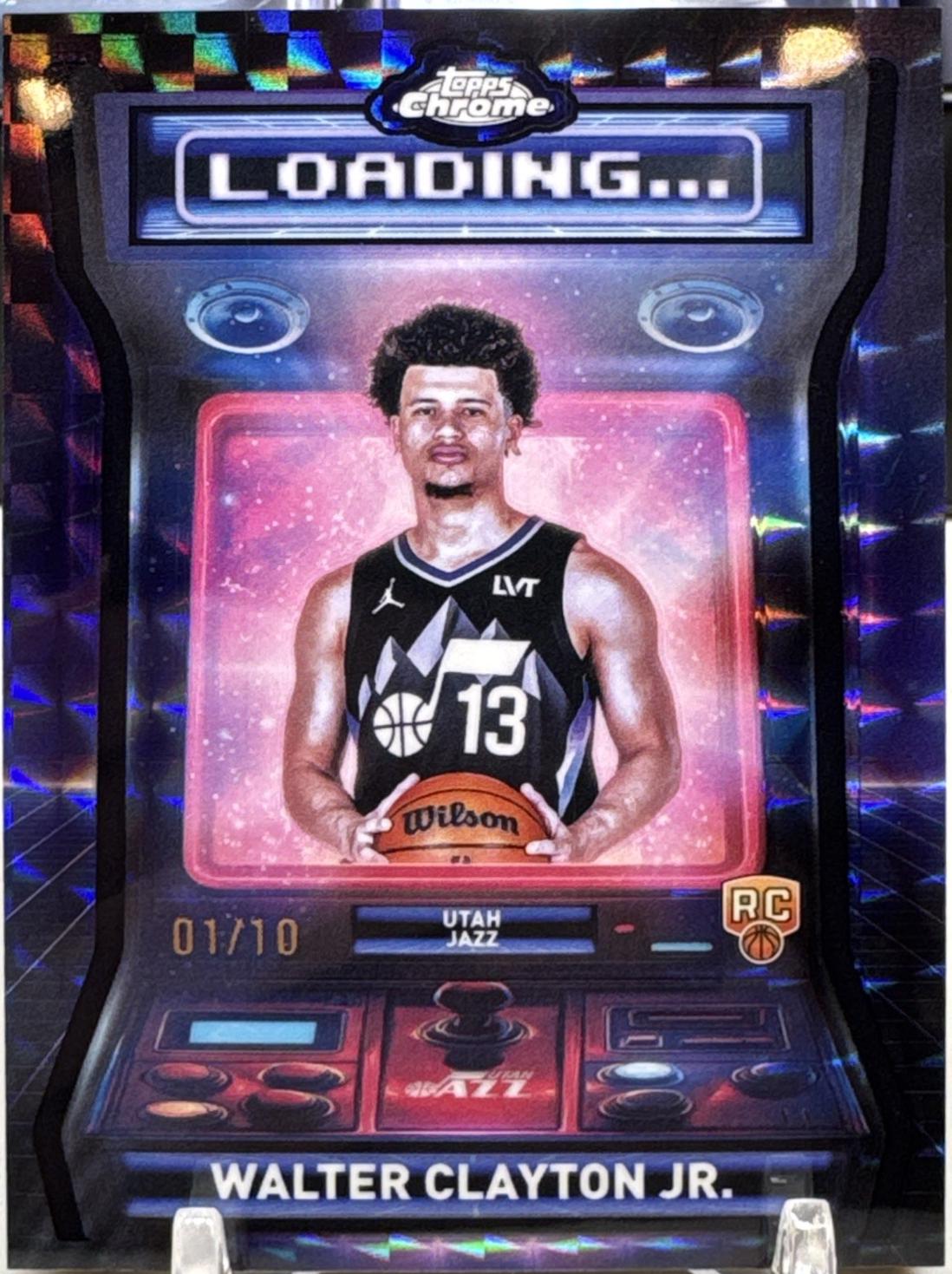 Walter Clayton Jr. [Refractor Black Geometric] #LD-15