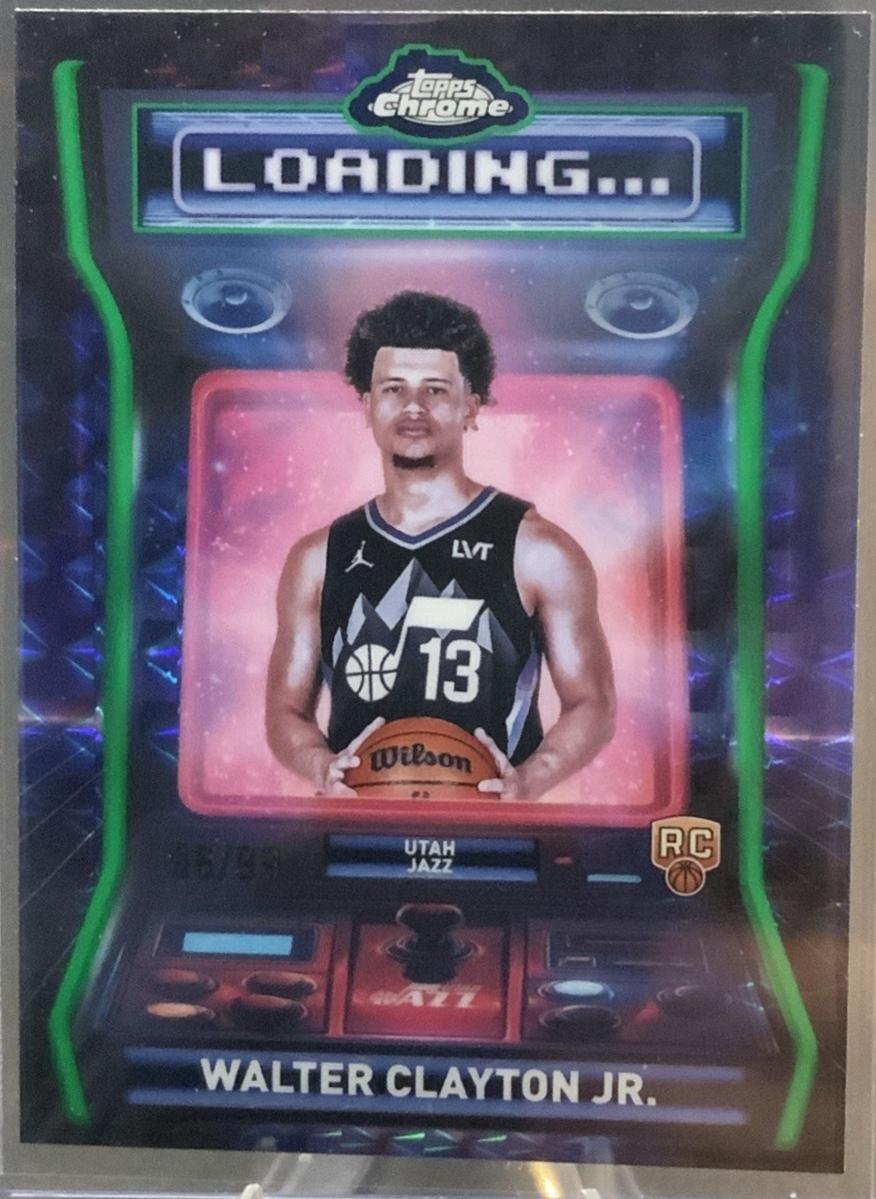 Walter Clayton Jr. [Refractor Green Geometric] #LD-15