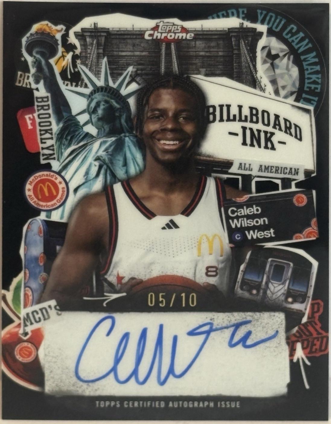 Caleb Wilson [Black Refractor] #BI-CW
