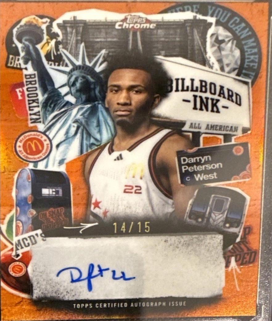 Darryn Peterson [Orange Refractor] #BI-DP