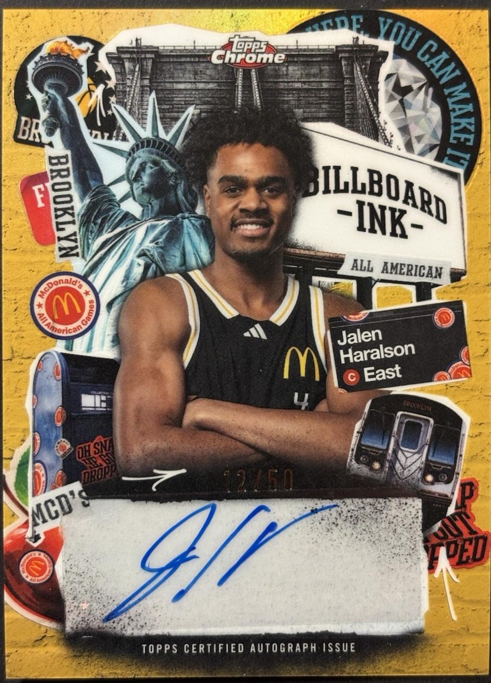 Jalen Haralson [Gold Refractor] #BI-JH