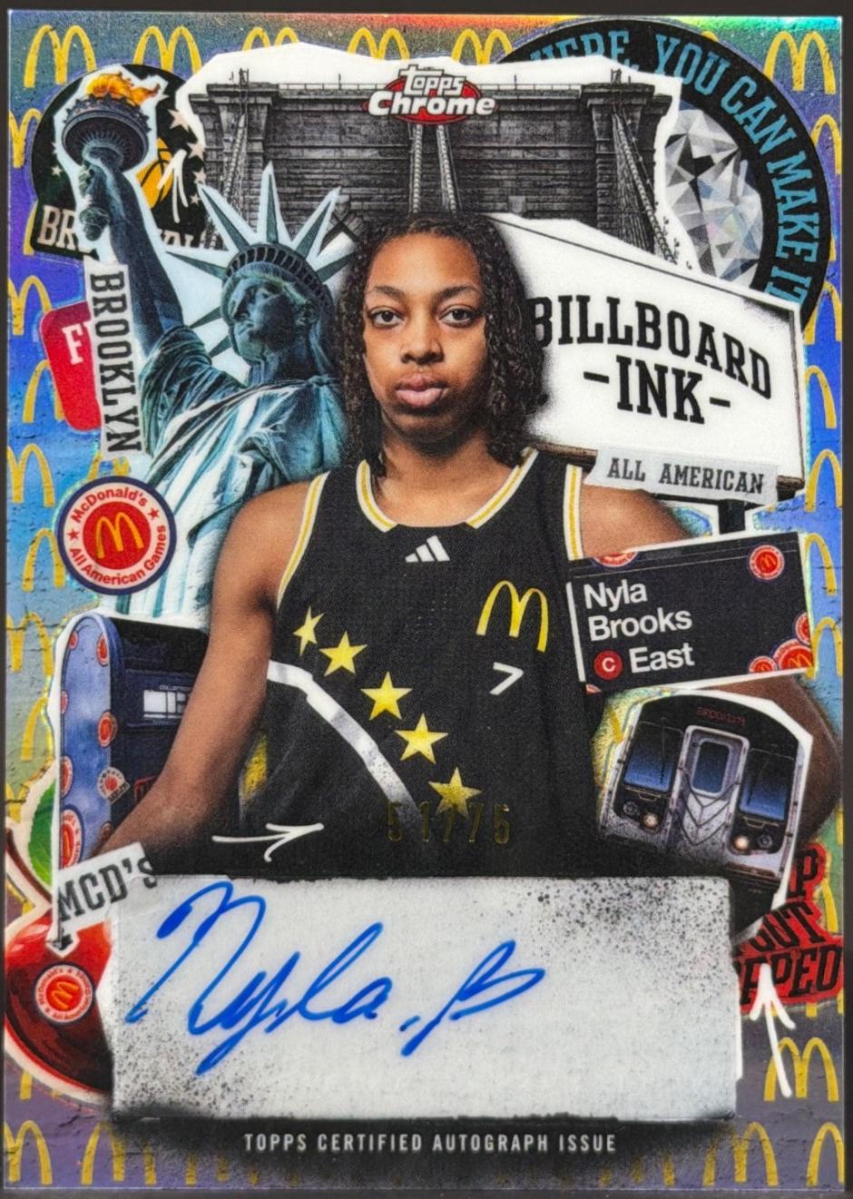 Nyla Brooks [McDonald's Logo Refractor] #BI-NBR