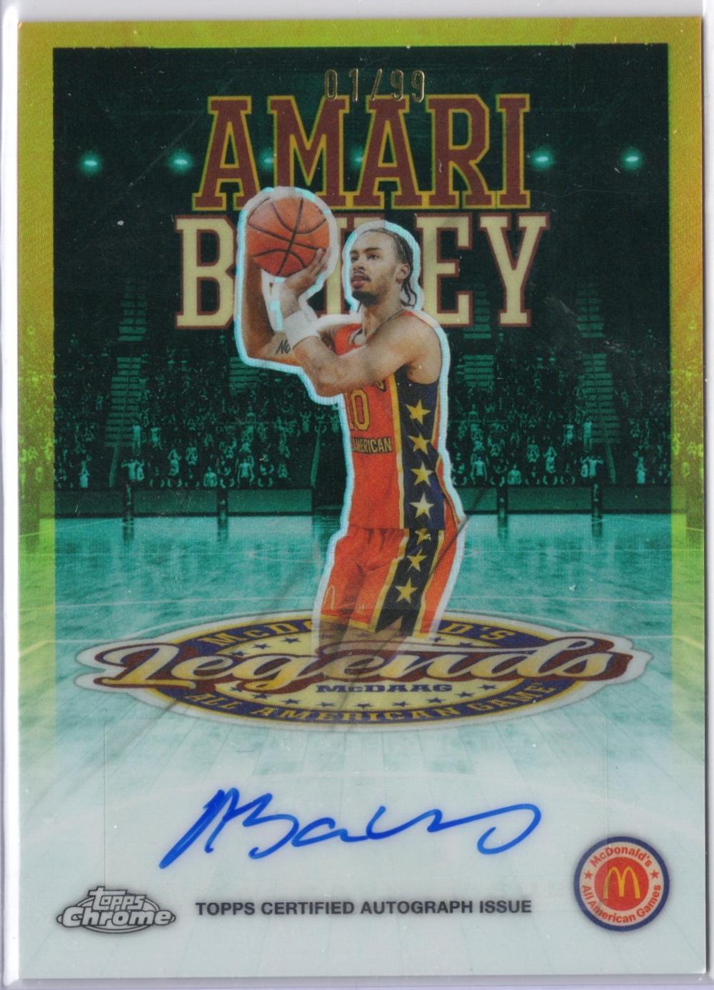 Amari Bailey [Green Refractor] #LA-AB