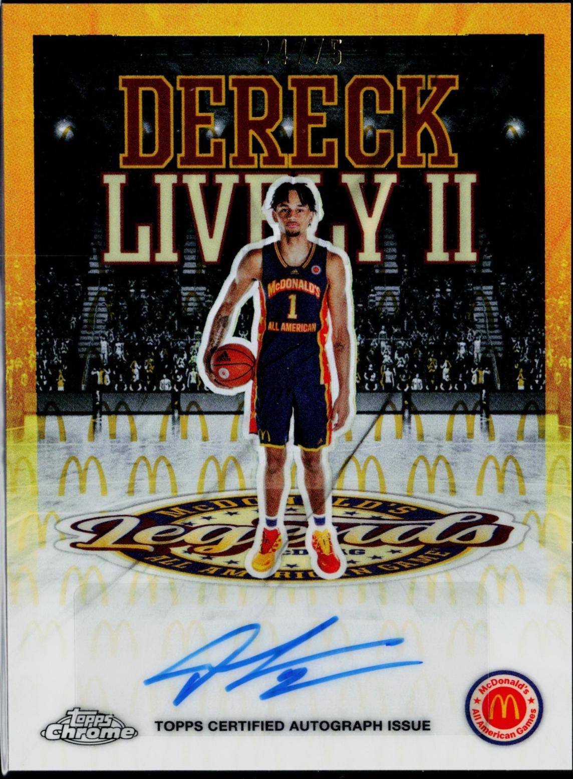 Dereck Lively II [McDonald's Logo Refractor] #LA-DL