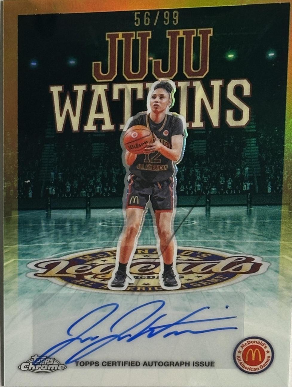 JuJu Watkins [Green Refractor] #LA-JW