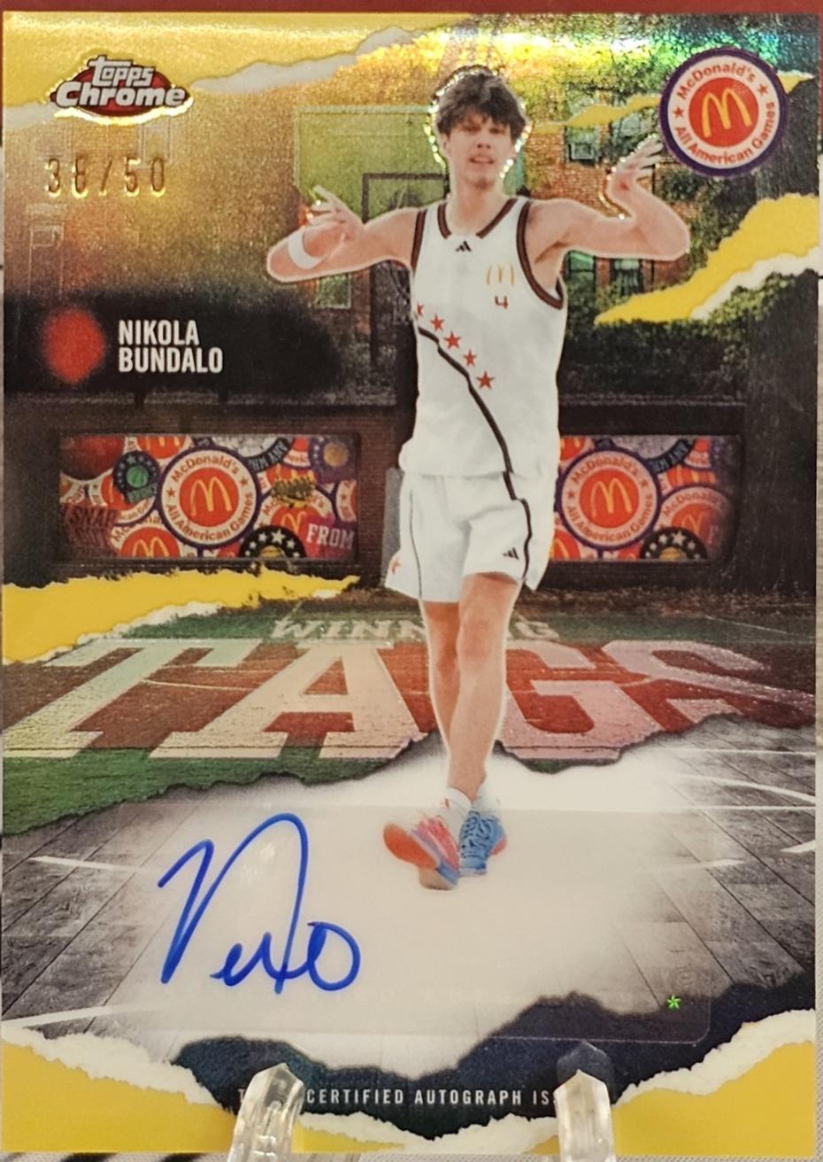 Nikola Bundalo [Gold Refractor] #WT-NB