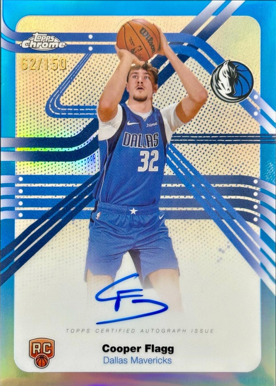 Cooper Flagg [Blue Refractor] #NS-CF