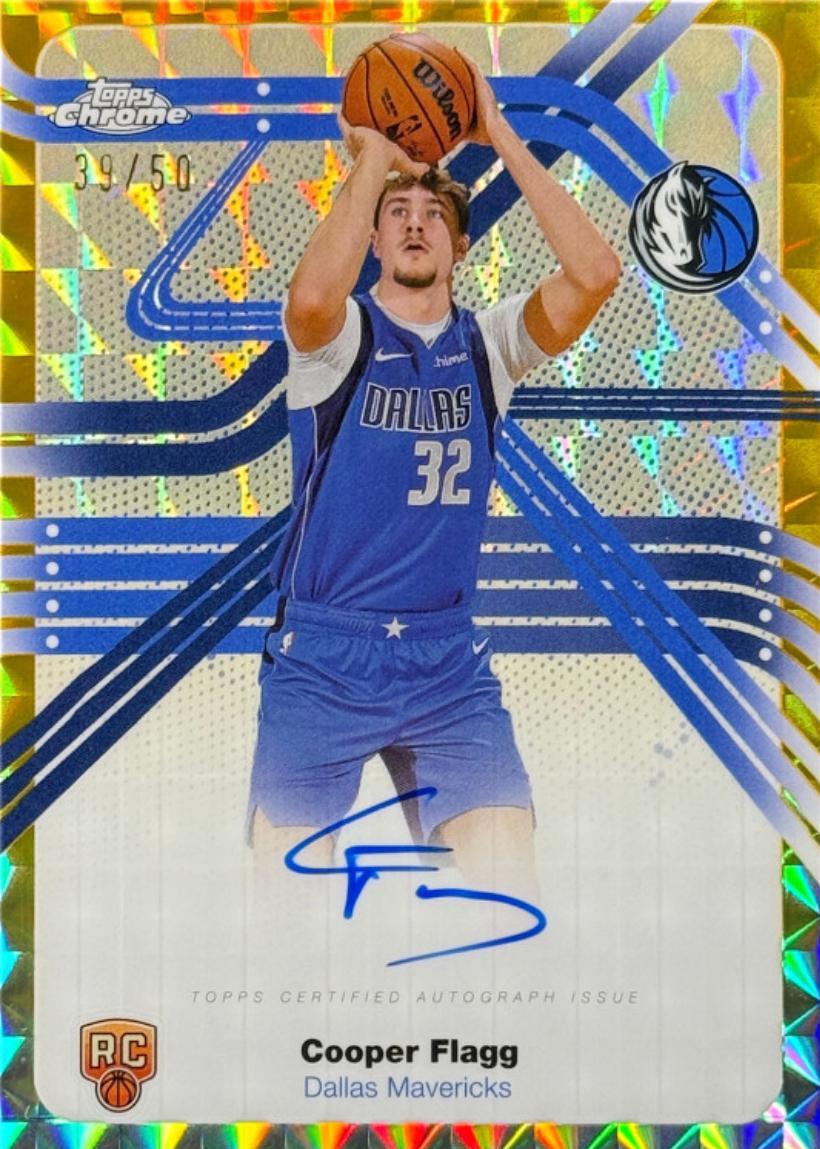 Cooper Flagg [Gold Geometric Refractor] #NS-CF