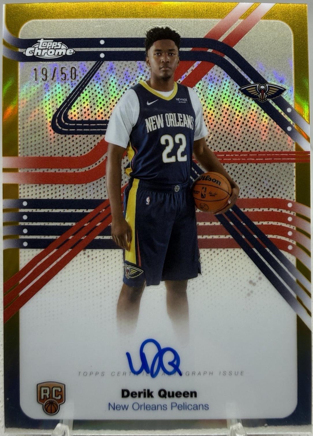 Derik Queen [Gold Refractor] #NS-DQ