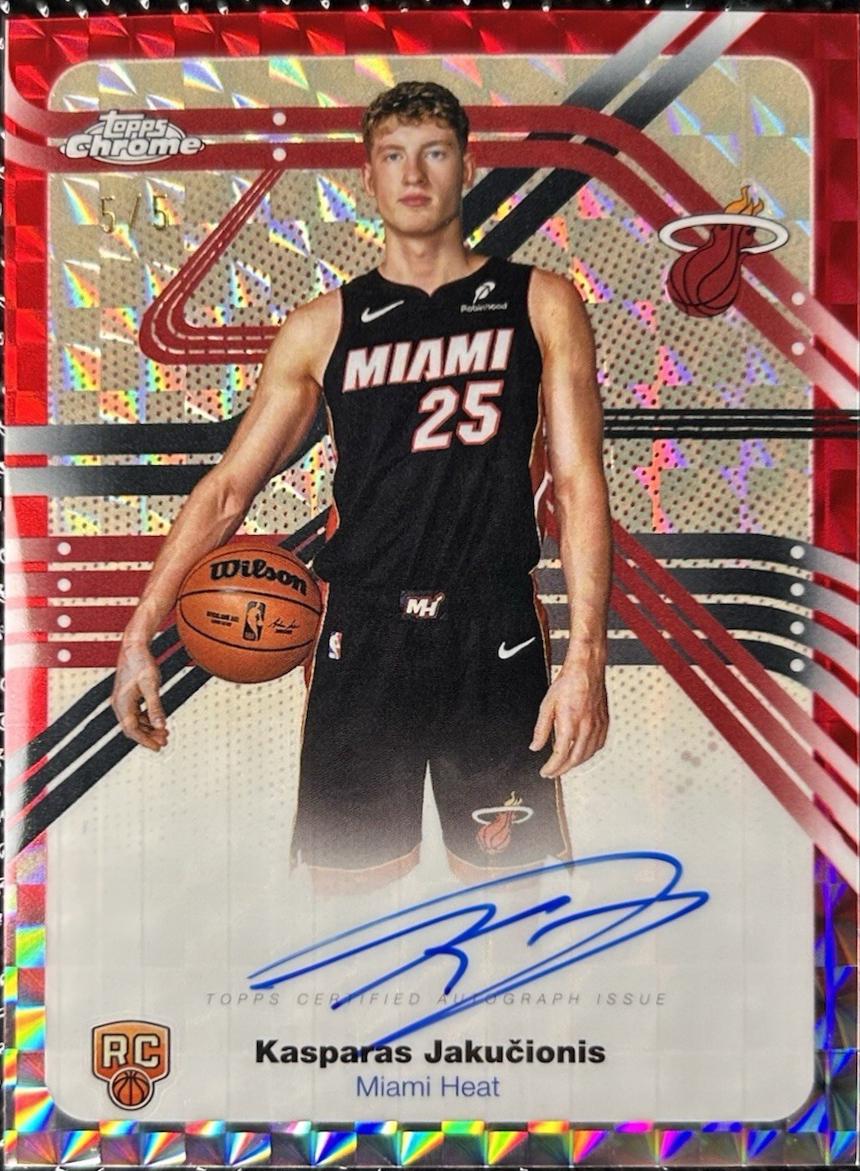 Kasparas Jakucionis [Red Refractor] #NS-KJ