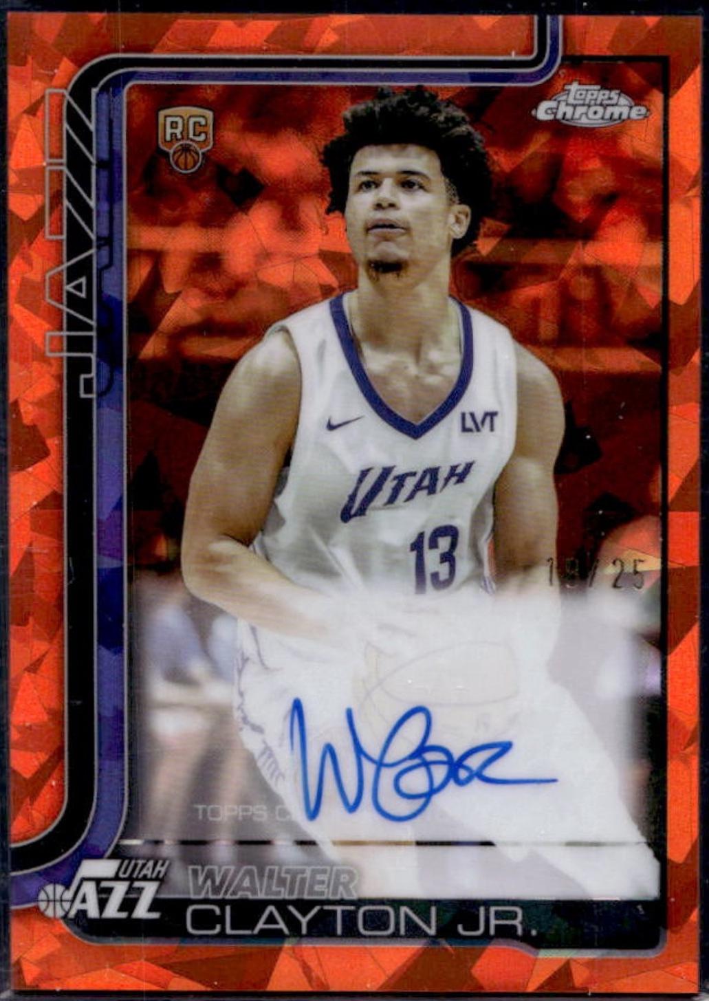Walter Clayton Jr. [Orange] #TCAR-WCJ
