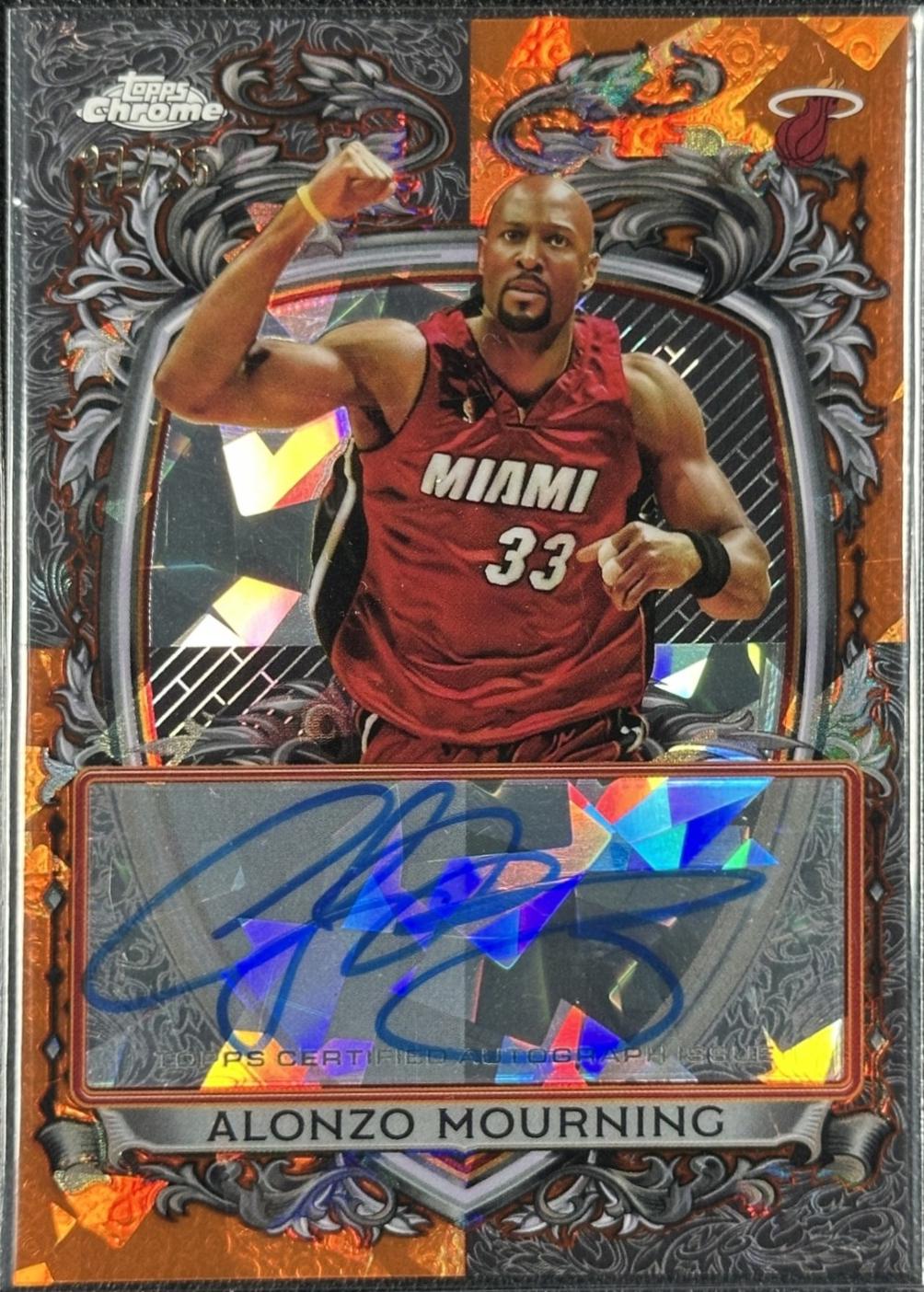 Alonzo Mourning [Orange] #SS-AM