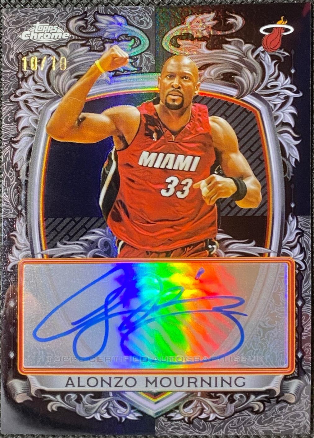 Alonzo Mourning [Refractor Black] #SS-AM