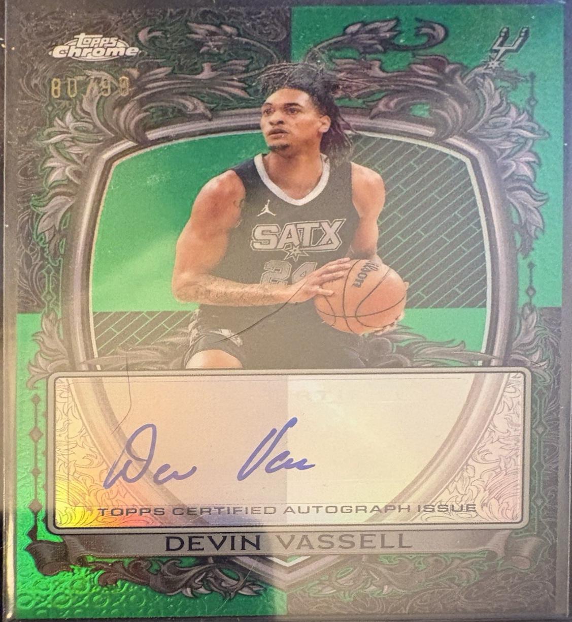 Devin Vassell [Refractor Green] #SS-DV