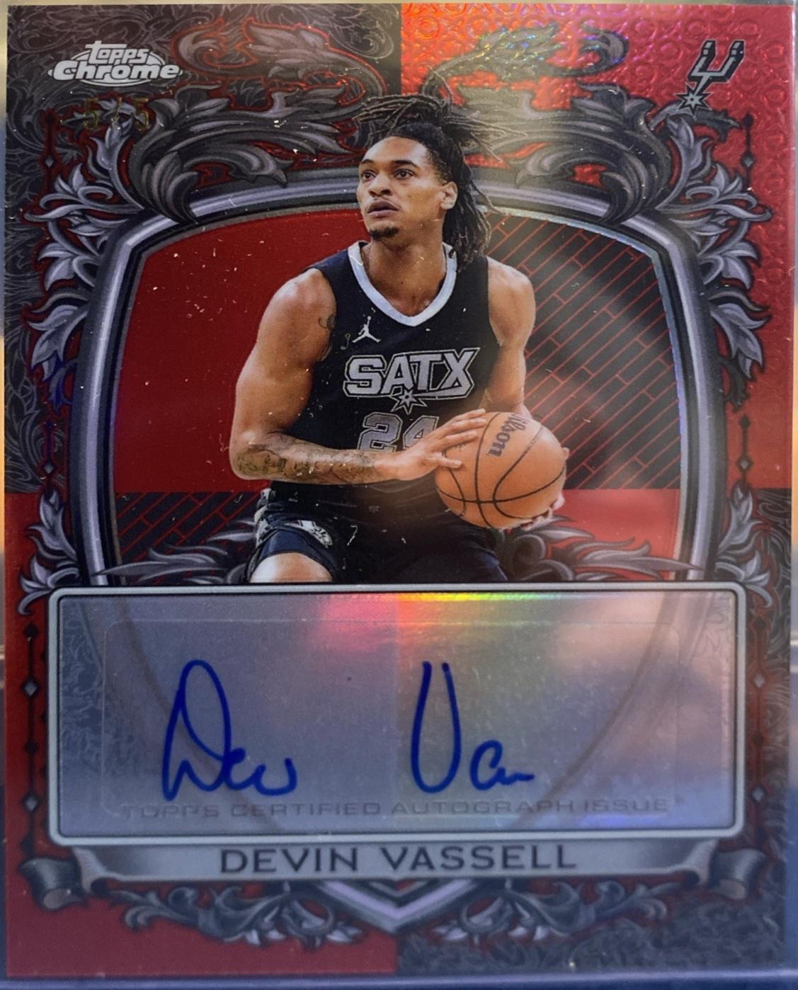 Devin Vassell [Refractor Red] #SS-DV
