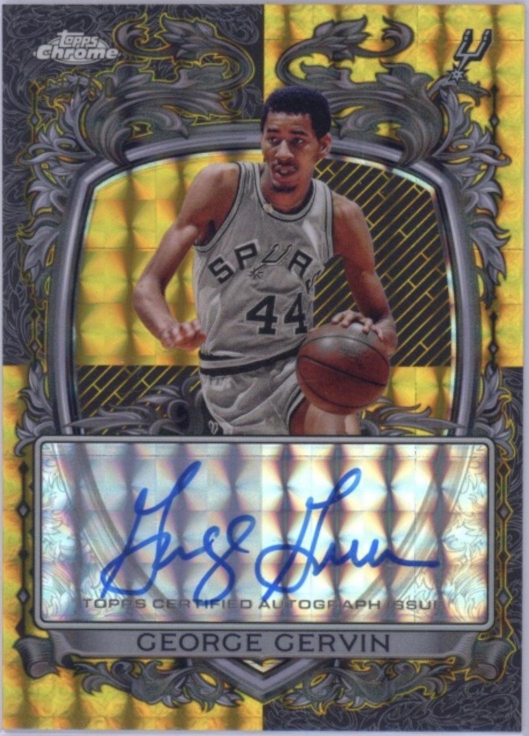 George Gervin [Refractor Gold] #SS-GG