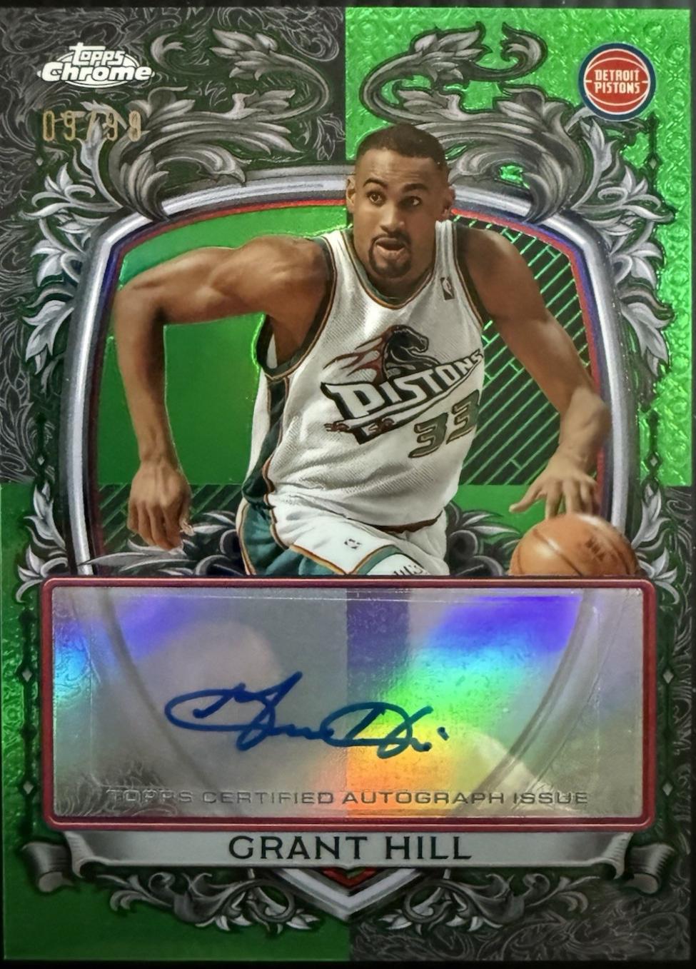 Grant Hill [Refractor Green] #SS-GH