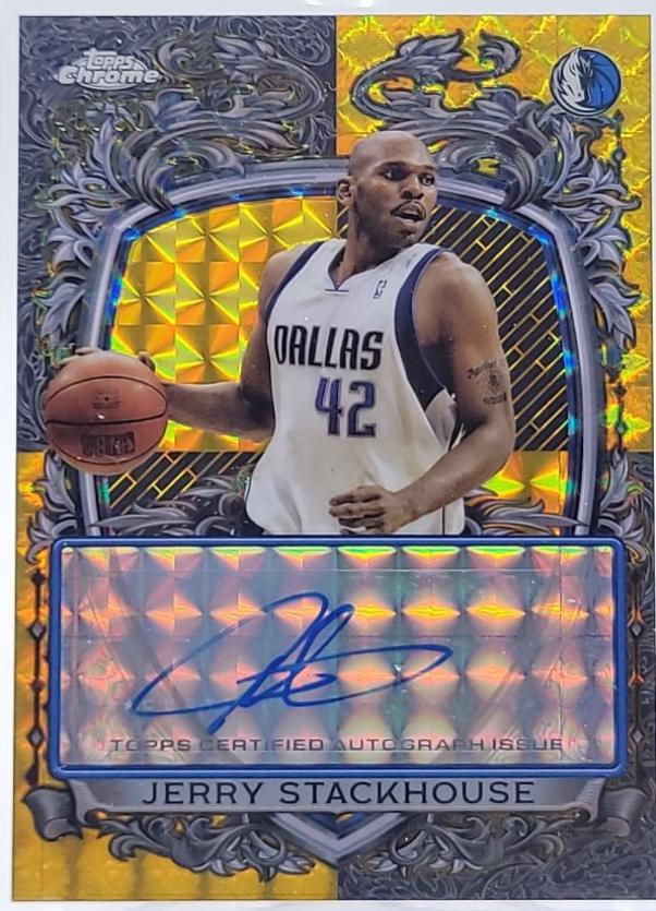 Jerry Stackhouse [Refractor Gold] #SS-JSH