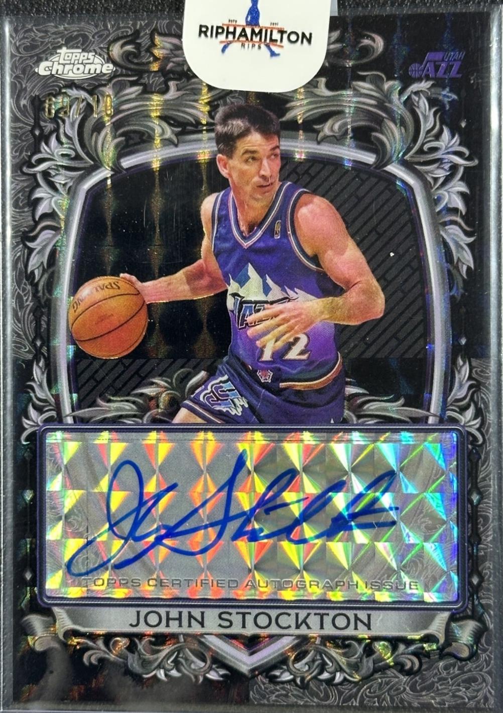 John Stockton [Refractor Black] #SS-JS