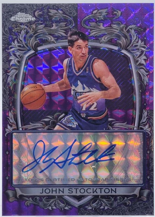 John Stockton [Refractor Purple] #SS-JS