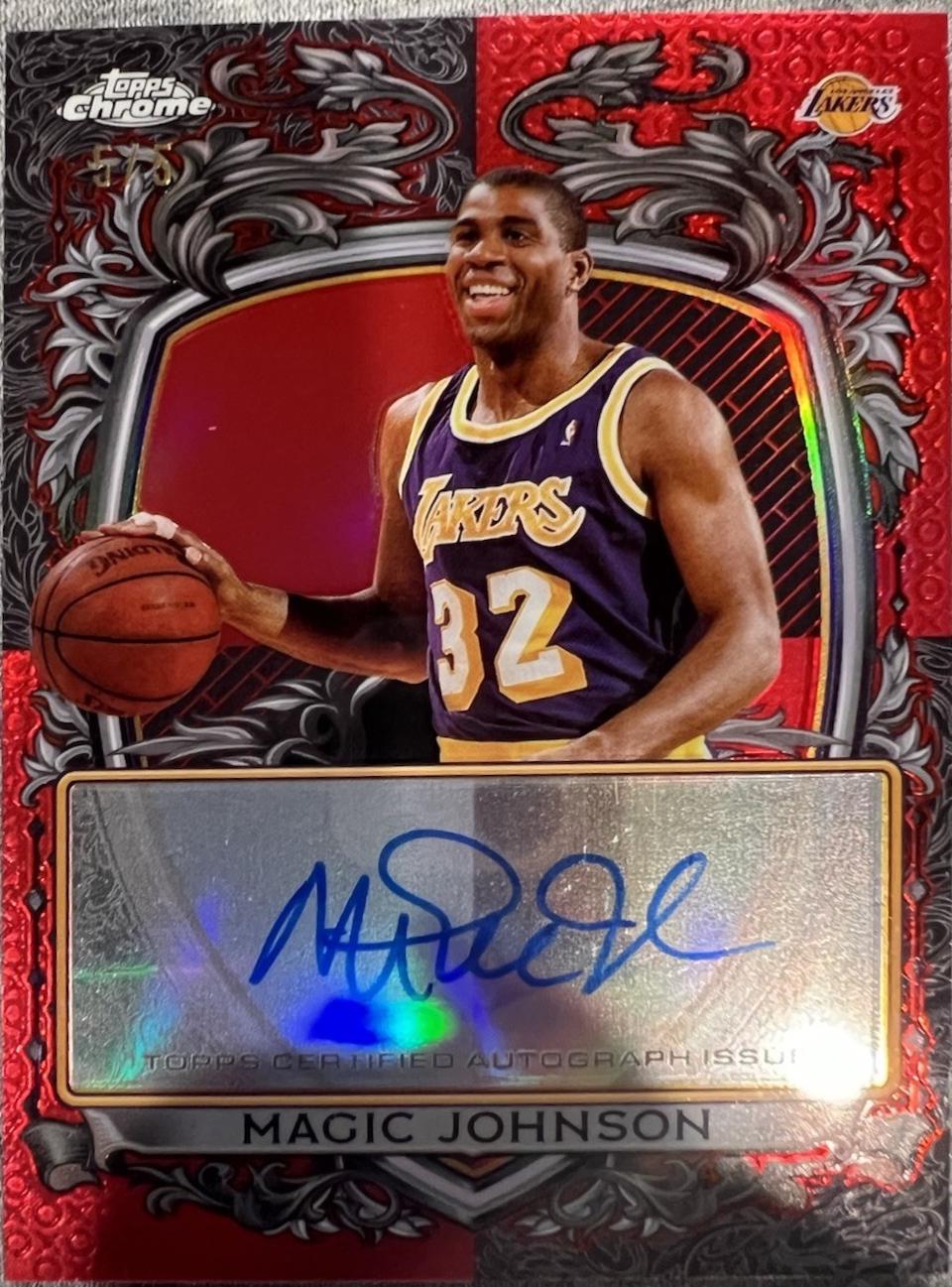 Magic Johnson [Refractor Red] #SS-MJ