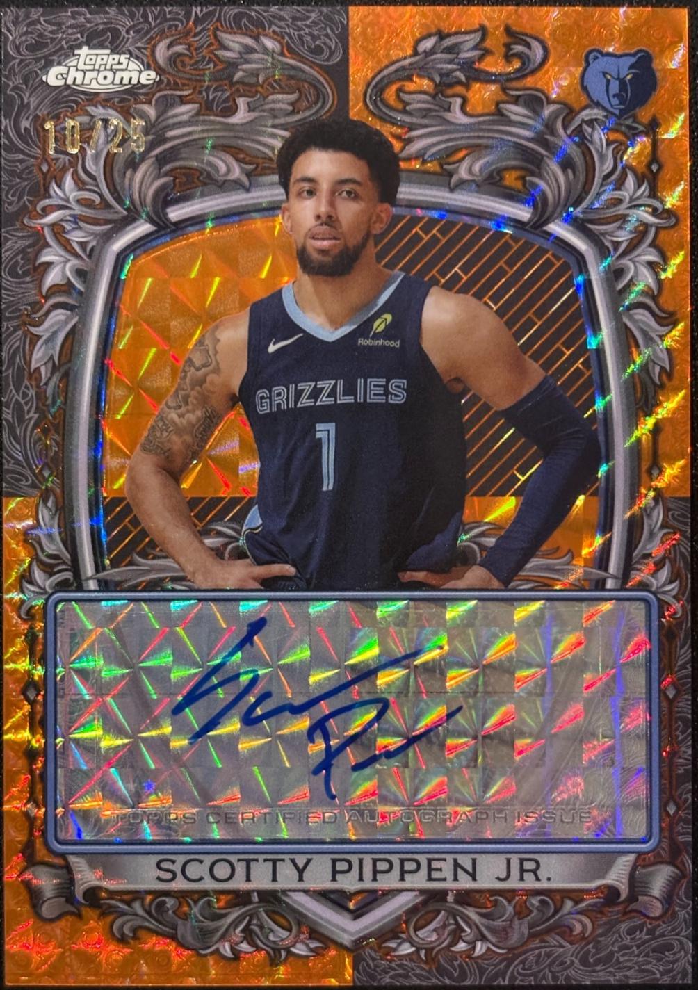 Scotty Pippen Jr. [Refractor Orange] #SS-SPJ