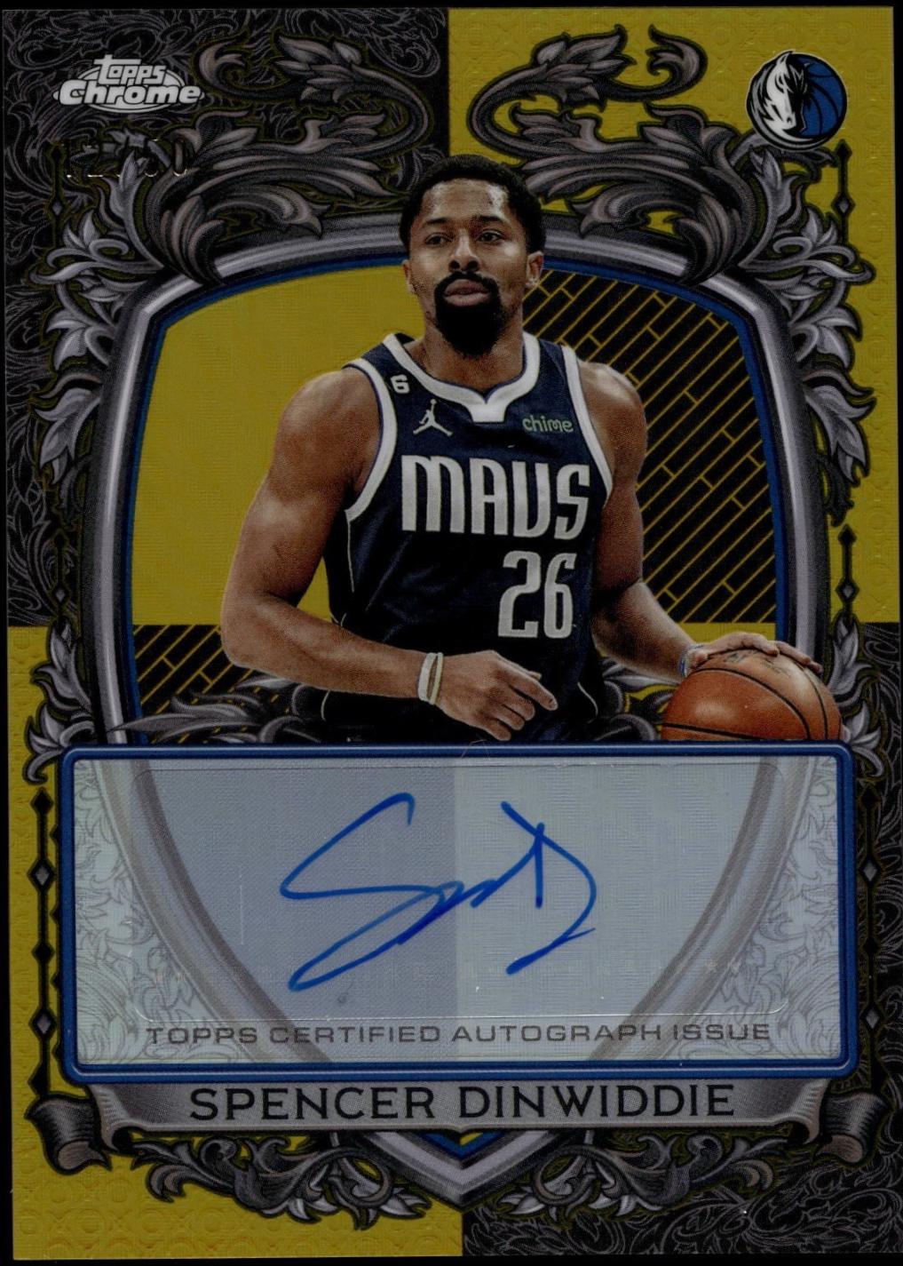Spencer Dinwiddie [Refractor Gold] #SS-SD