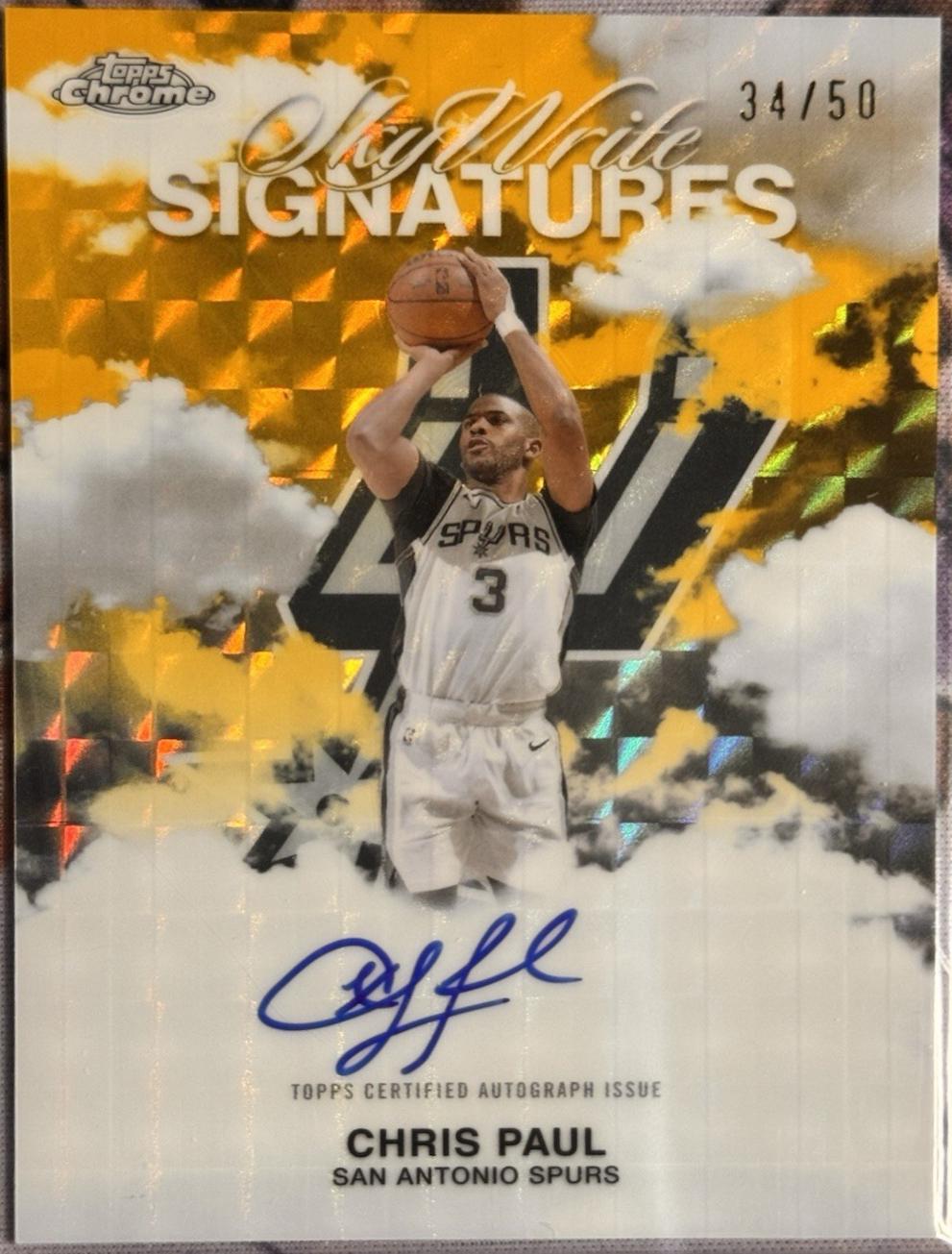 Chris Paul [Refractor Gold] #SWS-CP