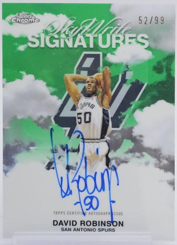 David Robinson [Refractor Green] #SWS-DR