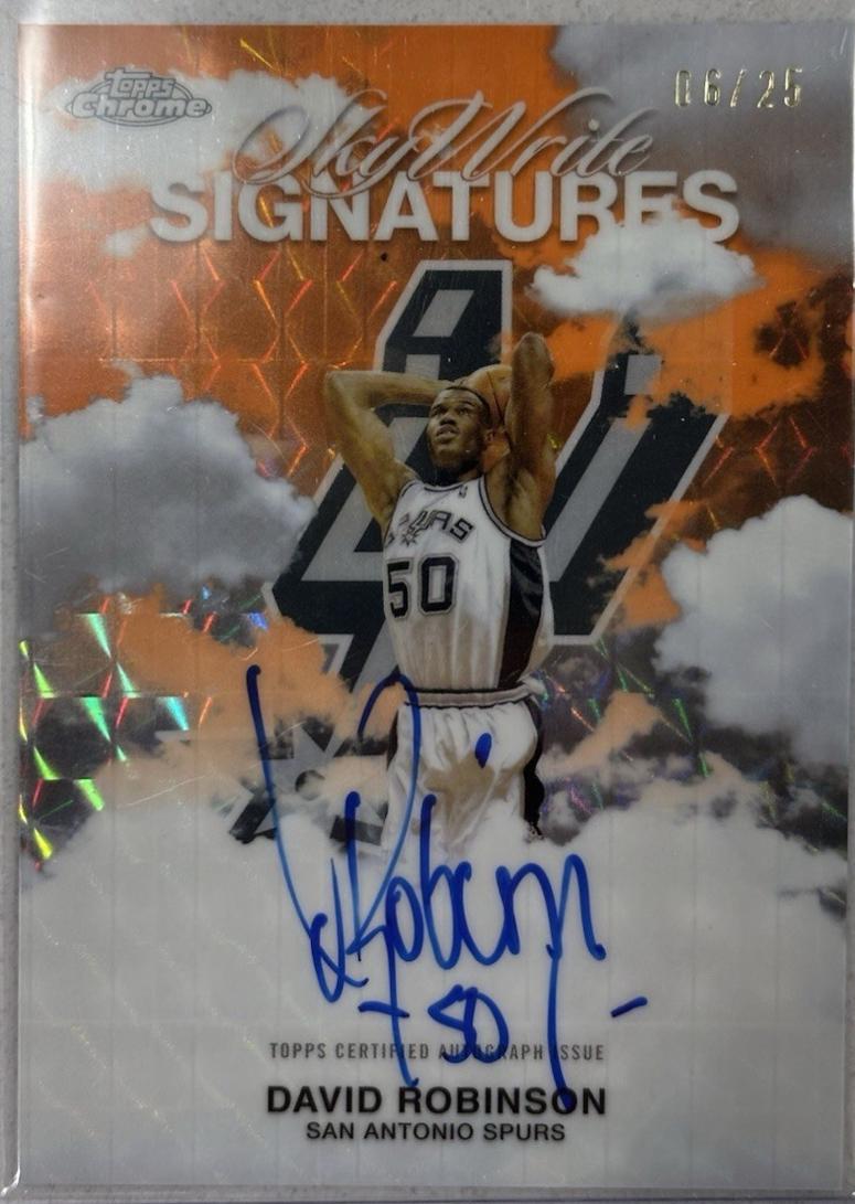 David Robinson [Refractor Orange] #SWS-DR