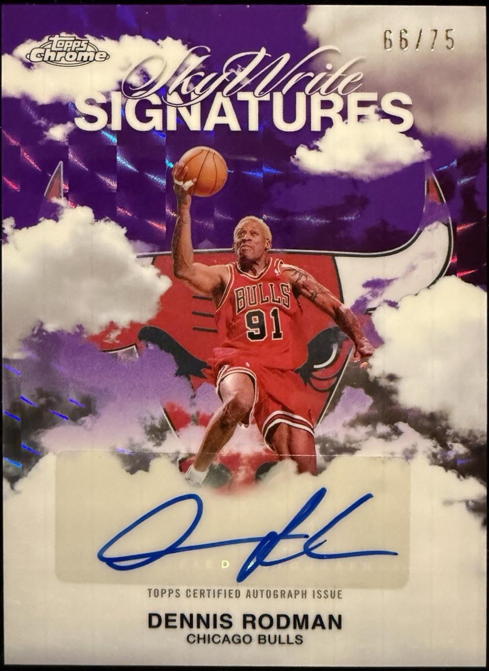 Dennis Rodman [Refractor Purple] #SWS-DRM