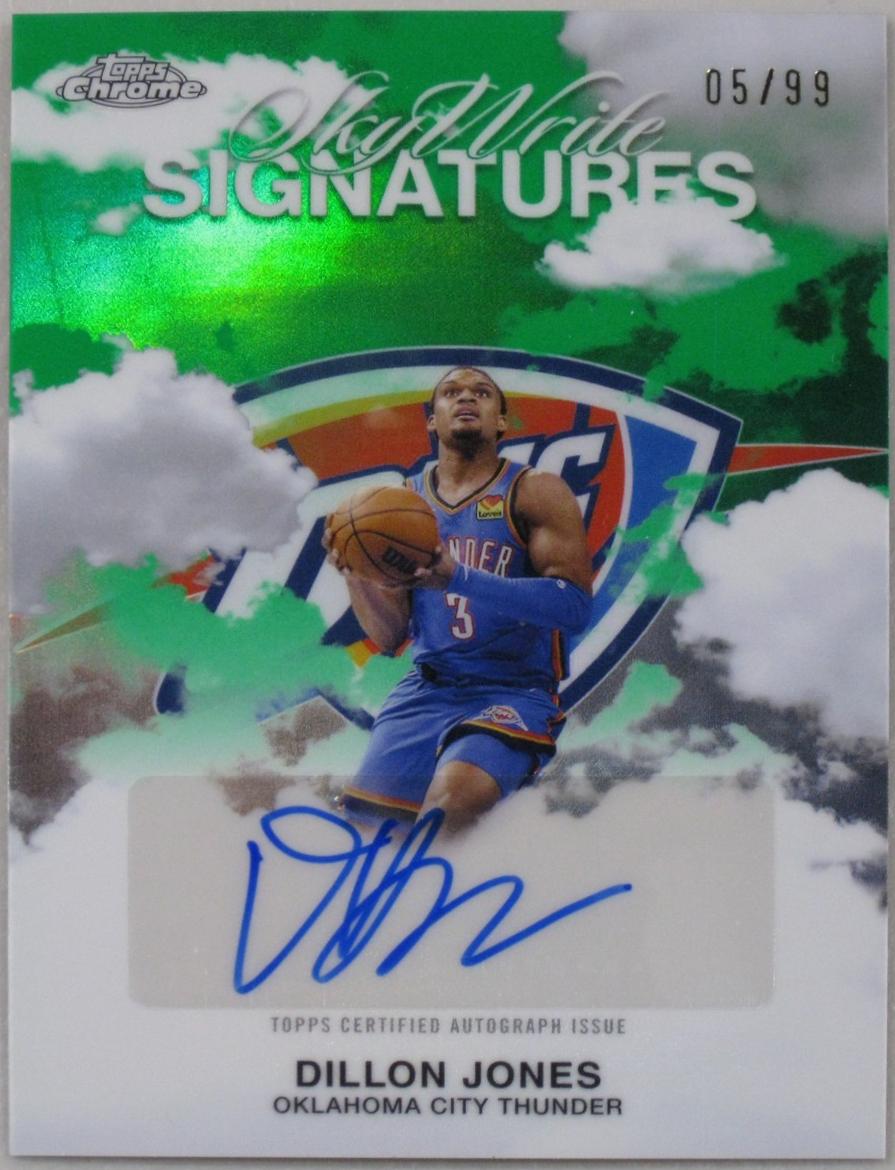 Dillon Jones [Refractor Green] #SWS-DJ