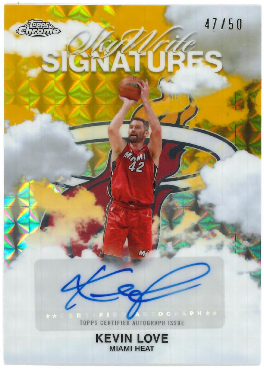 Kevin Love [Refractor Gold] #SWS-KL