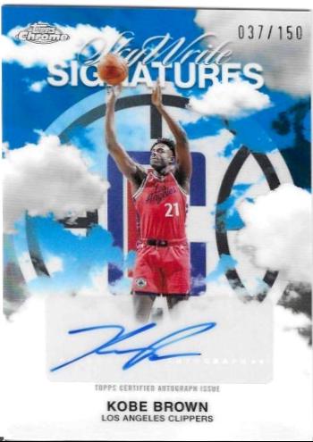 Kobe Brown [Refractor Blue] #SWS-KB