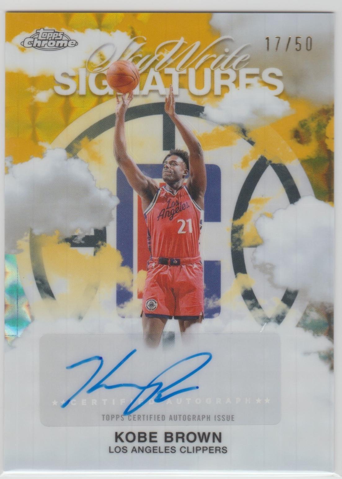 Kobe Brown [Refractor Gold] #SWS-KB