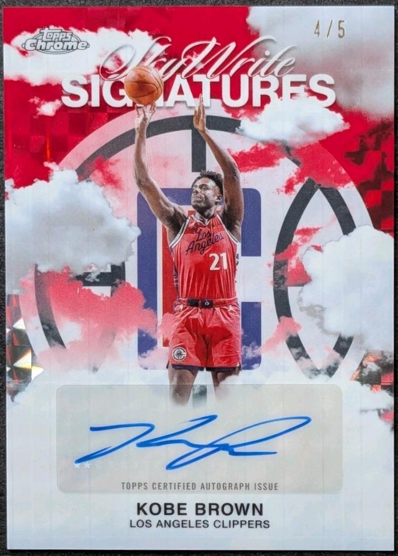 Kobe Brown [Refractor Red] #SWS-KB