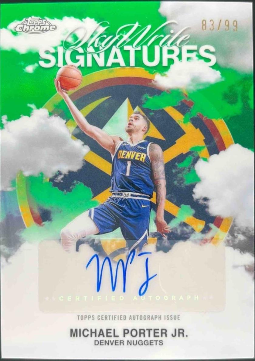 Michael Porter Jr. [Refractor Green] #SWS-MPJ
