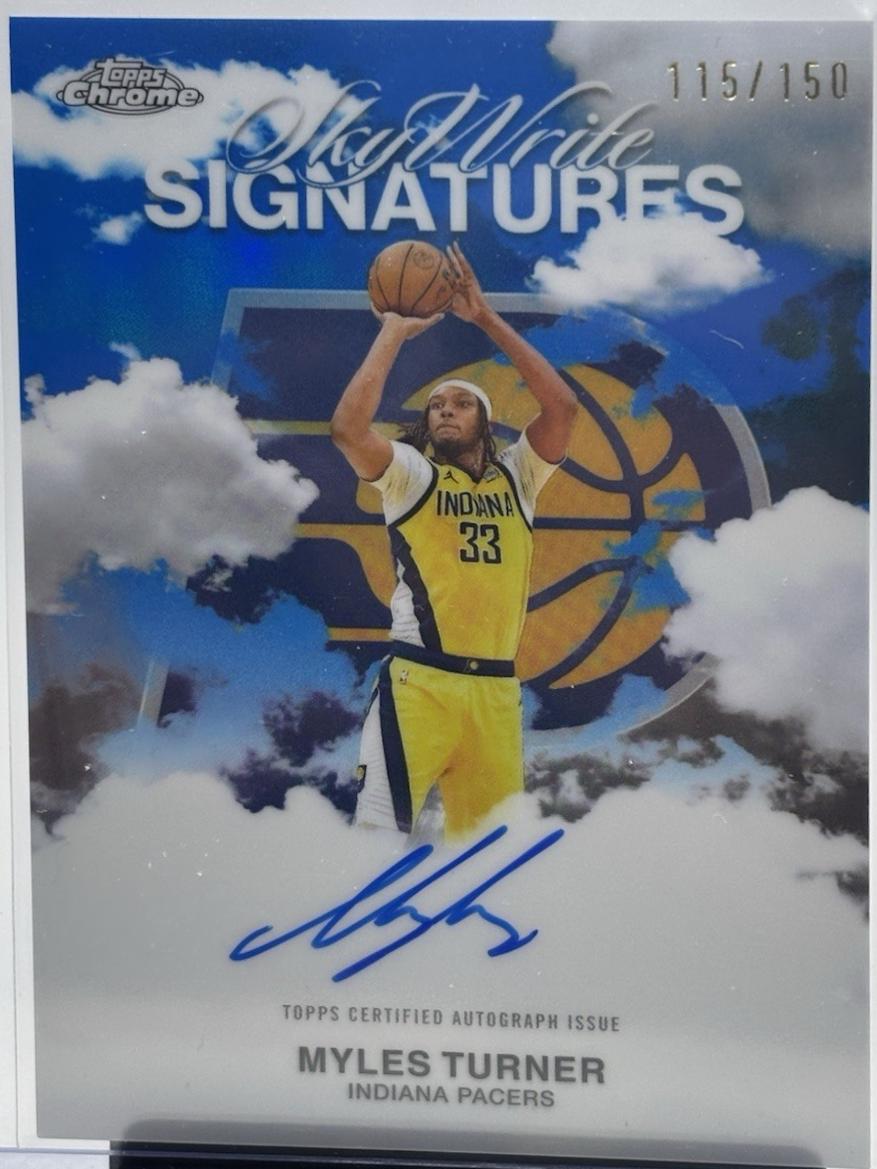 Myles Turner [Refractor Blue] #SWS-MT