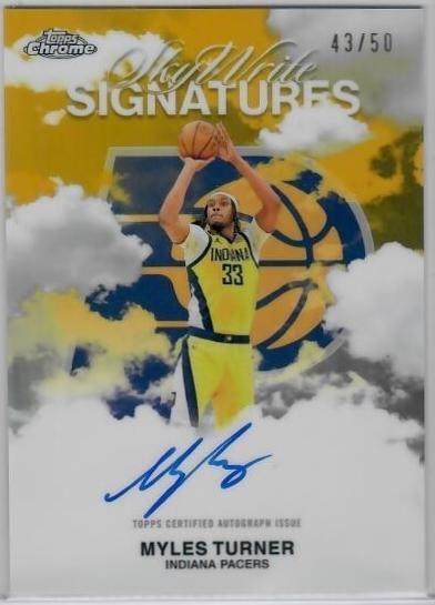 Myles Turner [Refractor Gold] #SWS-MT