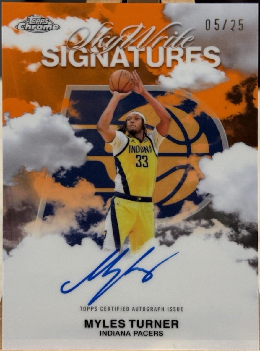 Myles Turner [Refractor Orange] #SWS-MT