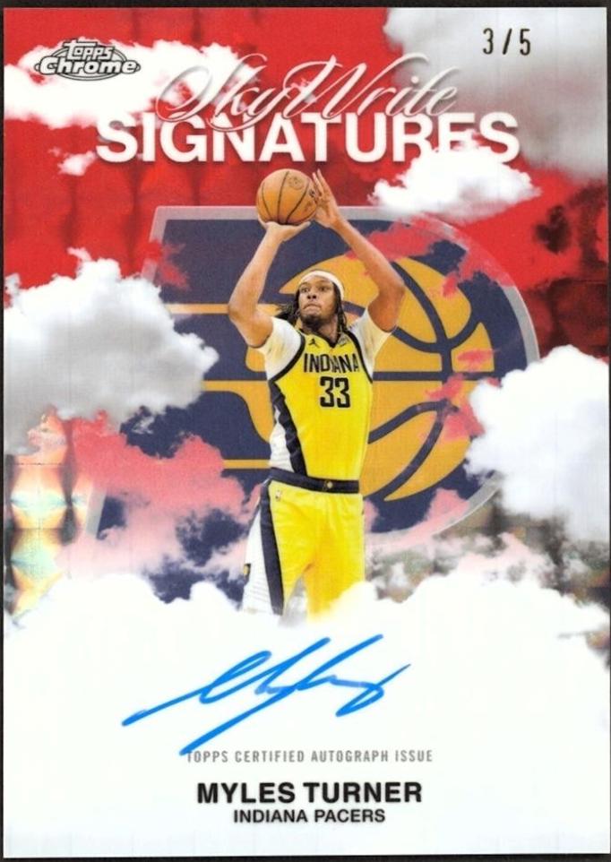 Myles Turner [Refractor Red] #SWS-MT