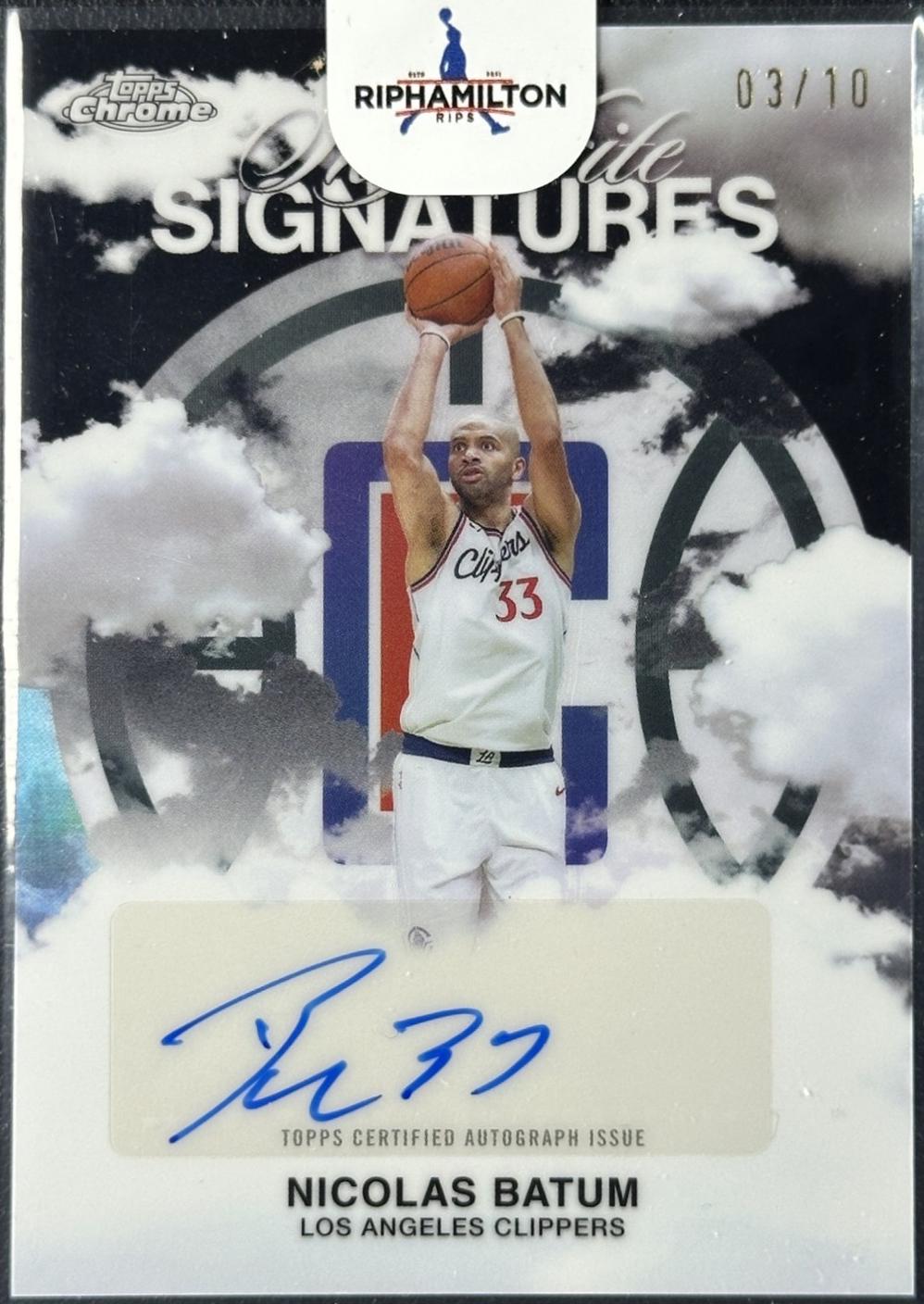 Nicolas Batum [Refractor Black] #SWS-NB