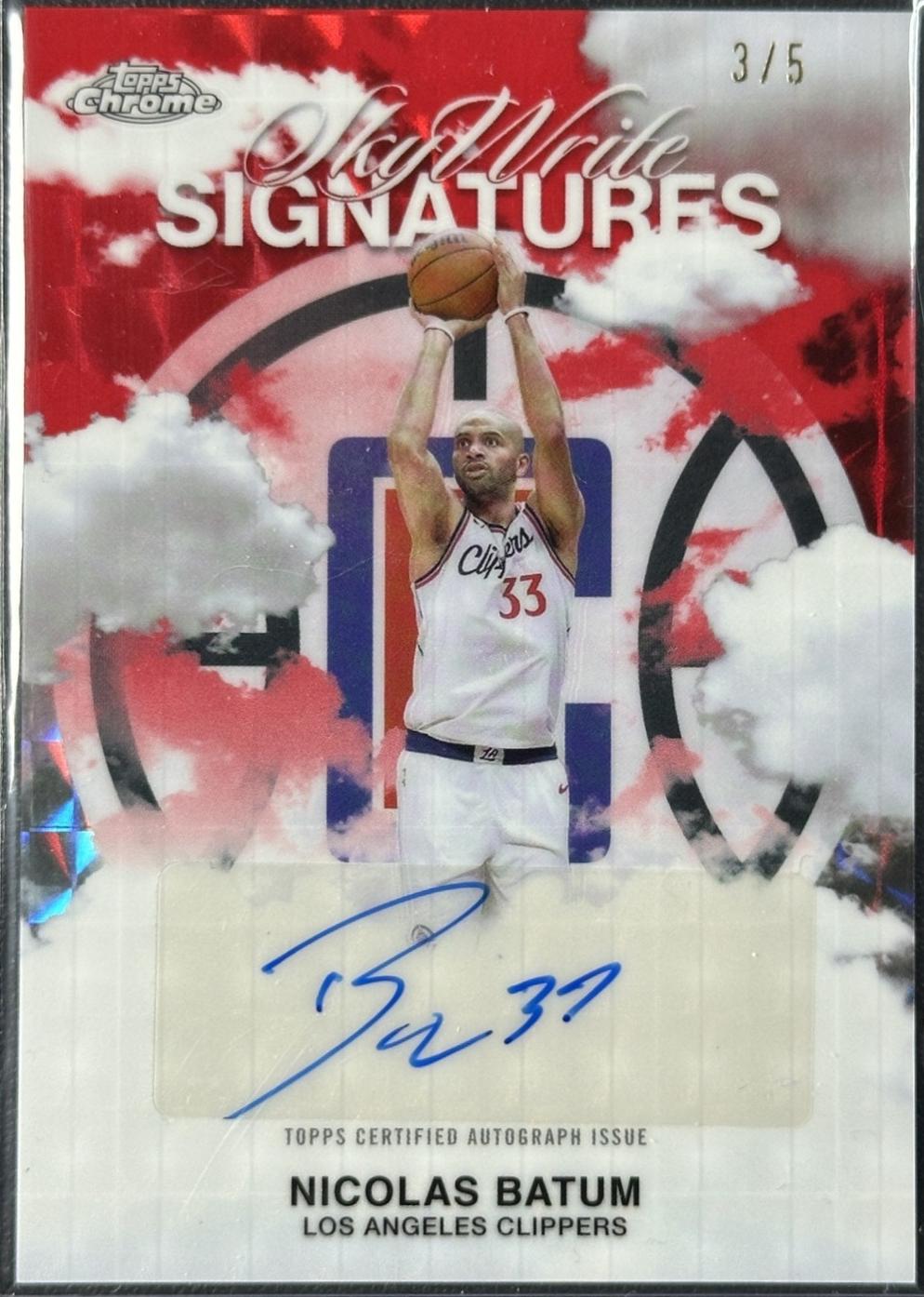 Nicolas Batum [Refractor Red] #SWS-NB