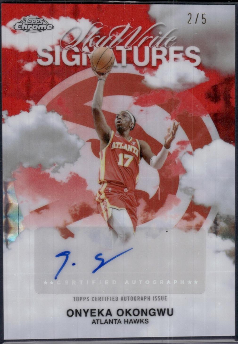 Onyeka Okongwu [Refractor Red] #SWS-OO