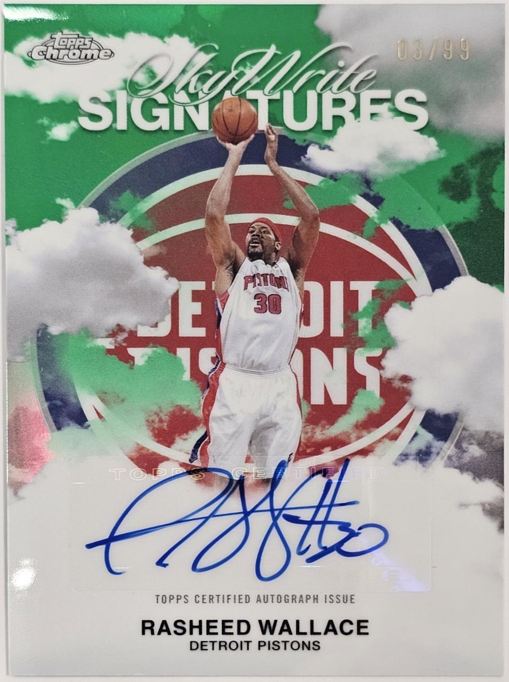 Rasheed Wallace [Refractor Green] #SWS-RW
