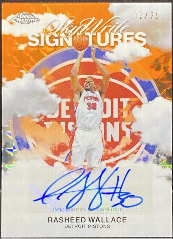 Rasheed Wallace [Refractor Orange] #SWS-RW