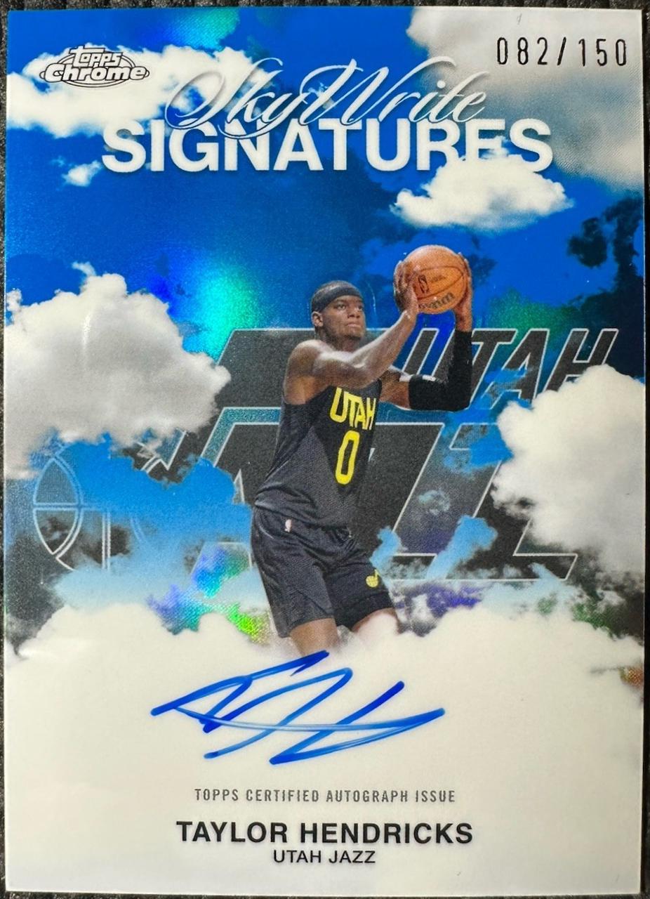 Taylor Hendricks [Refractor Blue] #SWS-TH