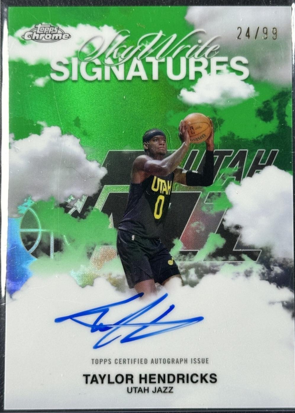 Taylor Hendricks [Refractor Green] #SWS-TH