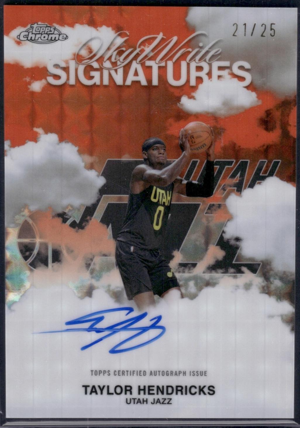 Taylor Hendricks [Refractor Orange] #SWS-TH