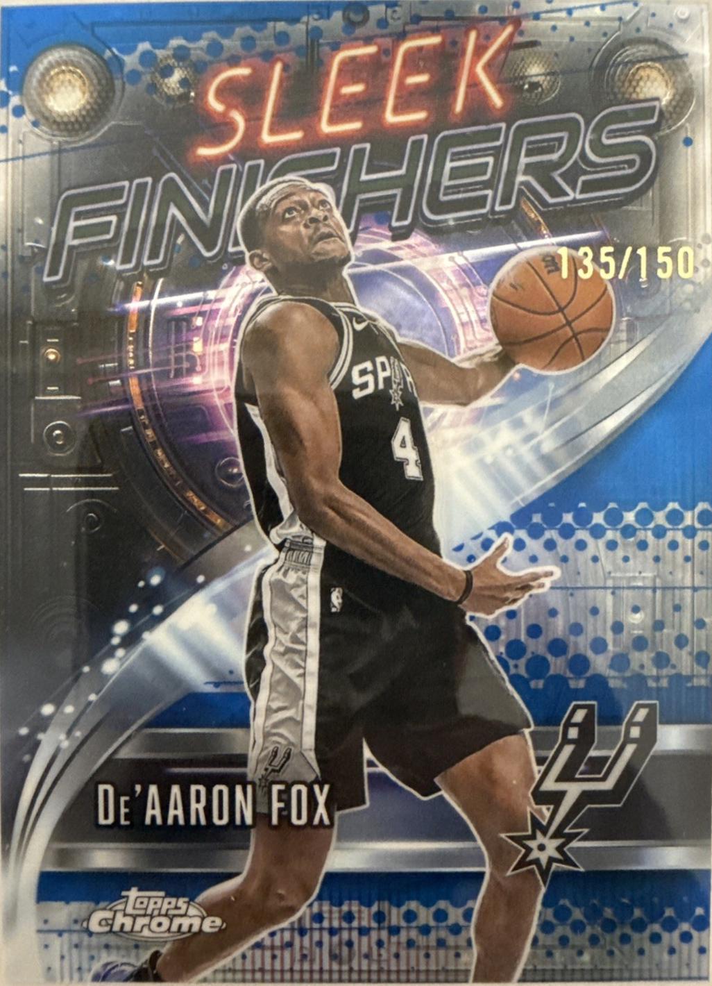De'Aaron Fox [Refractor Blue] #SF-17